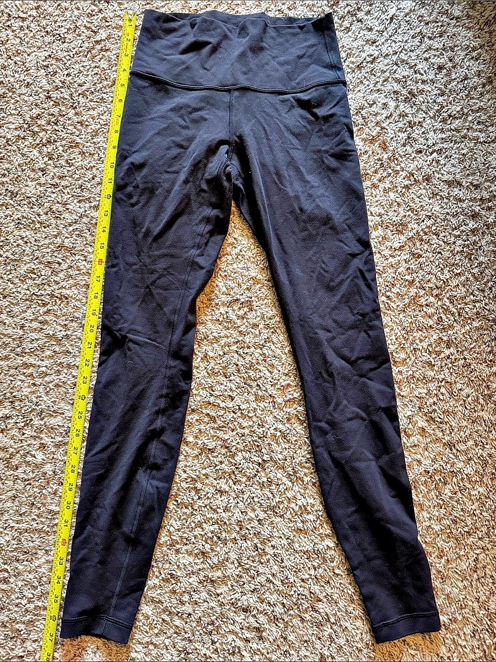 lululemon Wunder Under Black Leggings Size 6